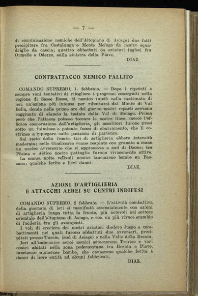 Il diario della nostra guerra : bollettini ufficiali dell'esercito e della marina